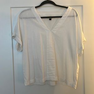 White linen shirt